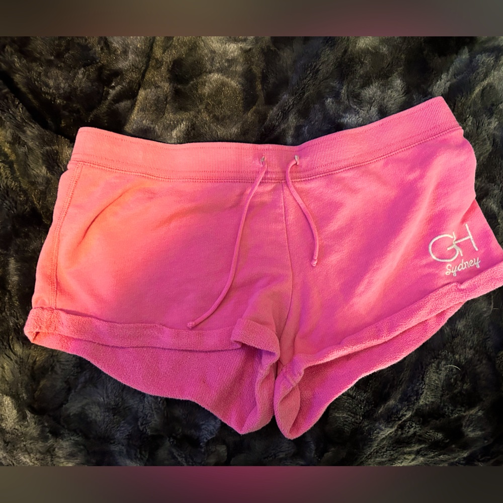 L hot pink pajama shorts